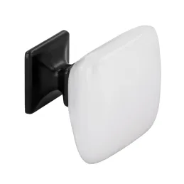 Keramični gumb DIAMON / bela + porcelan