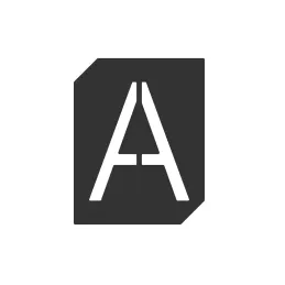 Cedulka na dvere alebo stenu "A" / Čierna matná