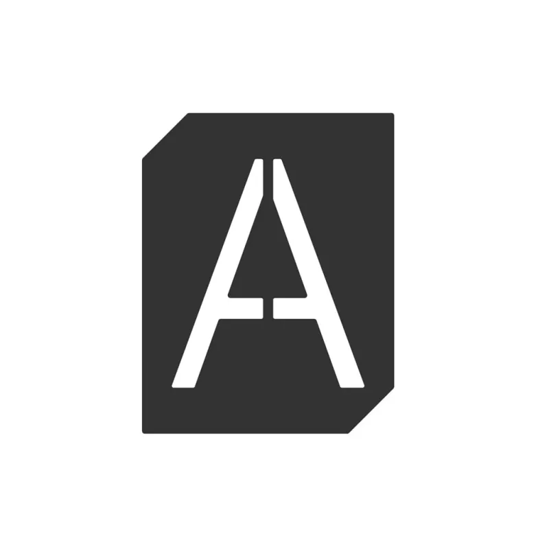 Cedulka na dvere alebo stenu "A" / Čierna matná