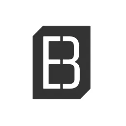 Ploščica za vrata ali steno »B« / Črna matirana
