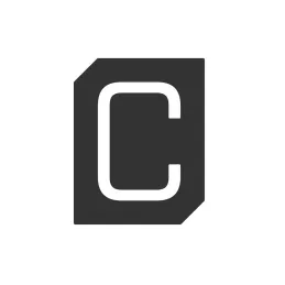Tablica za vrata ali steno »C« / Mat črna