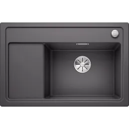 Granitno pomivalno korito Blanco ZENAR XL 6 S Compact z ekscentrom / skala siva