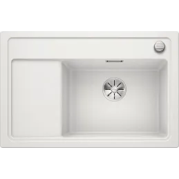 Pomivalno korito iz granita Blanco ZENAR XL 6 S Compact z ekscentrom / belo