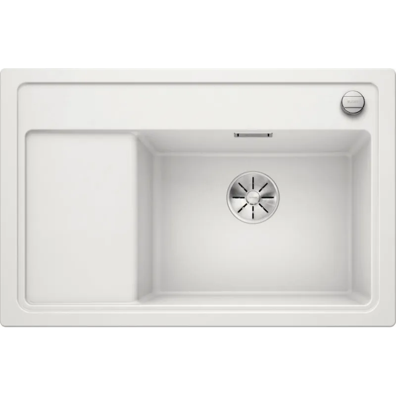 Pomivalno korito iz granita Blanco ZENAR XL 6 S Compact z ekscentrom / belo