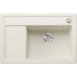 Granitno pomivalno korito Blanco ZENAR XL 6 S Compact z ekscentrom / Bela soft