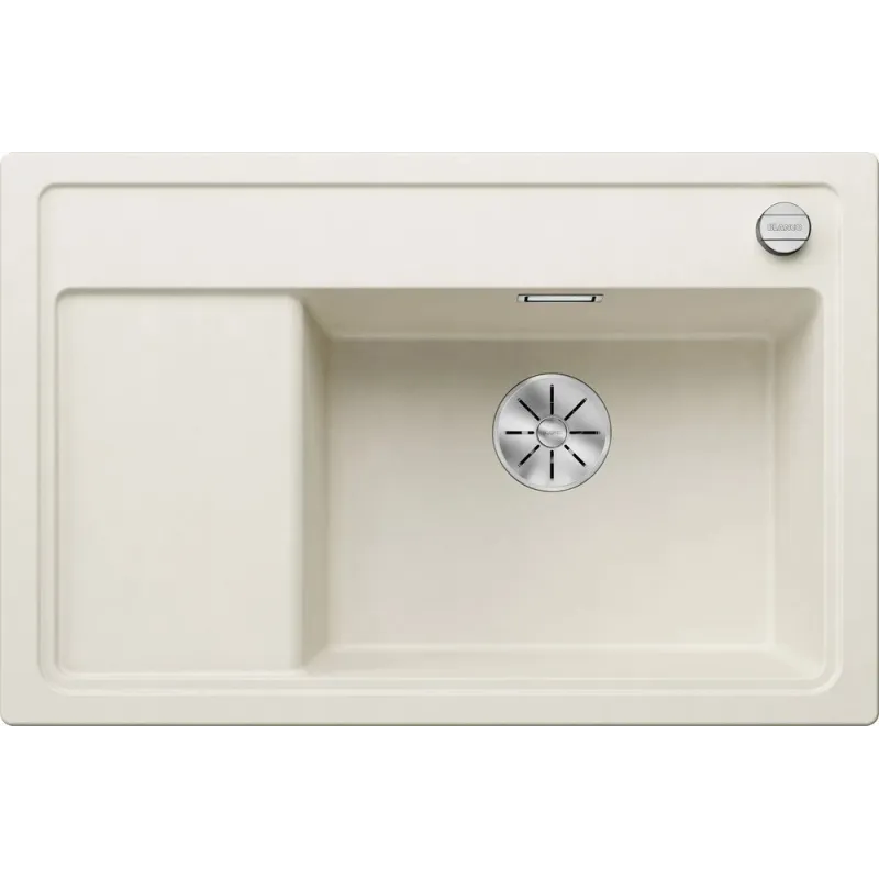 Granitno pomivalno korito Blanco ZENAR XL 6 S Compact z ekscentrom / Bela soft