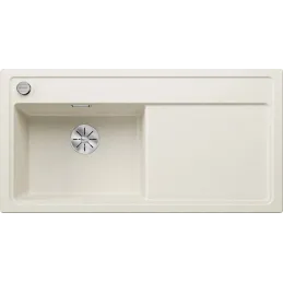 Granitno pomivalno korito Blanco ZENAR XL 6 S z ekscentrom / Bela soft