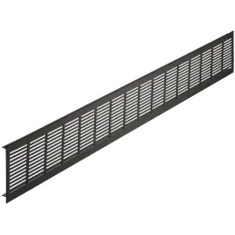 Radiatorska prezračevalna rešetka 100 mm / črna