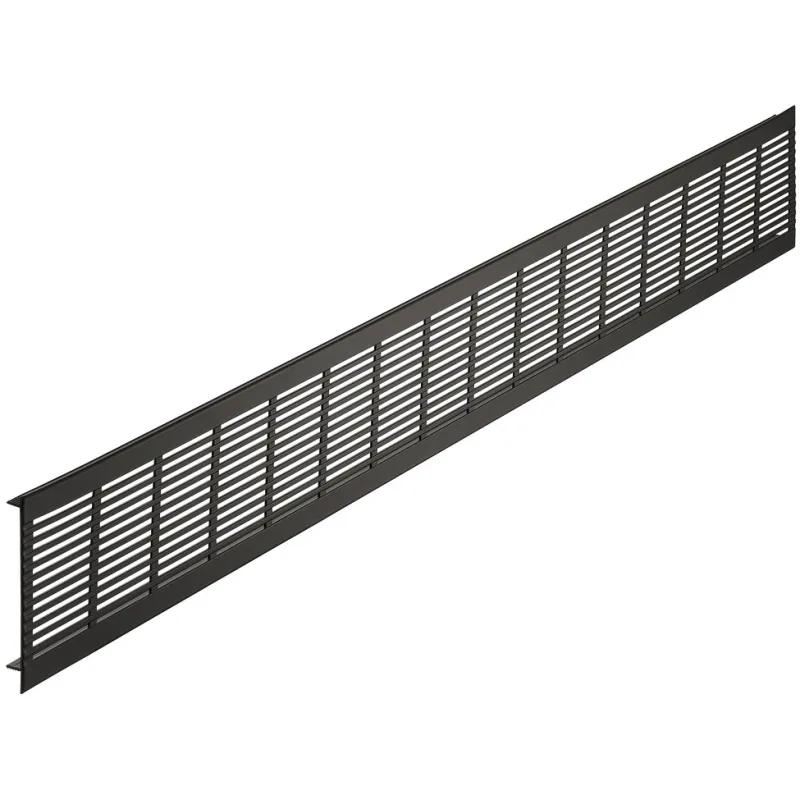 Radiatorska prezračevalna rešetka 100 mm / črna