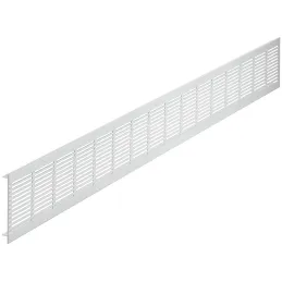 Radiatorska prezračevalna rešetka 100 mm / Bela