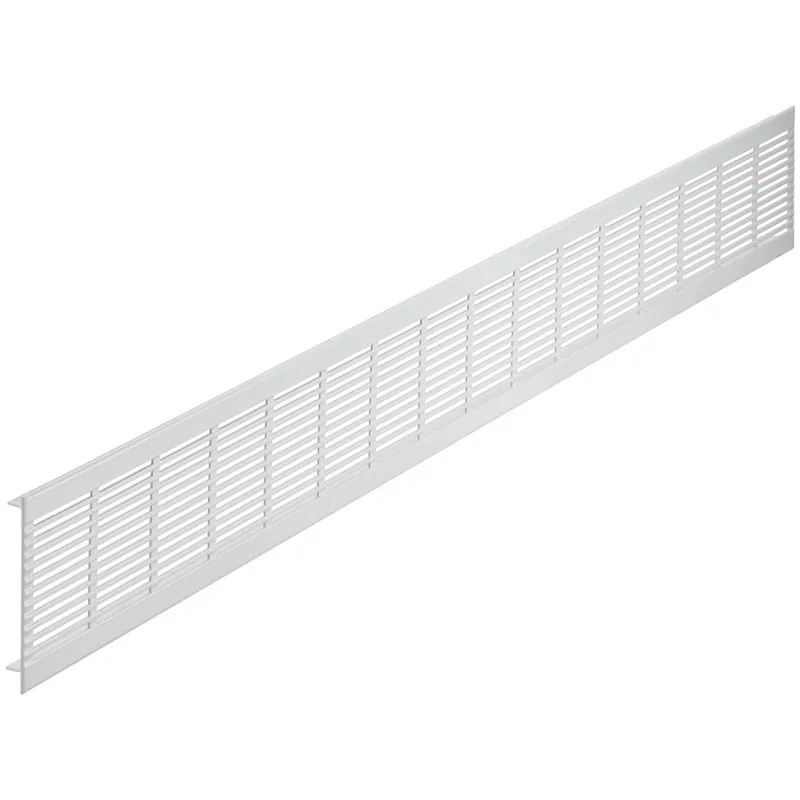 Radiatorska prezračevalna rešetka 100 mm / Bela