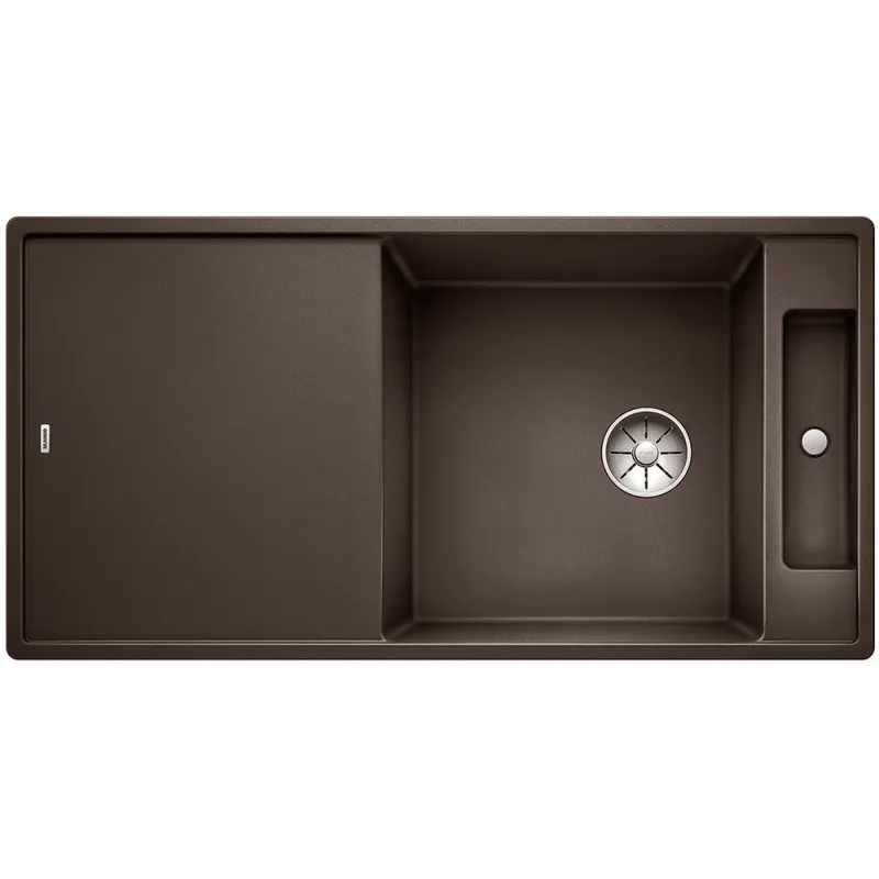 Granitno pomivalno korito Blanco AXIA III XL 6 S z ekscentrom / Kava