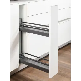Polno izvlečna košara 15-3D, antracit