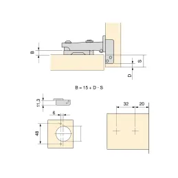 Zavesa z všito podlogo EXLUSIVE X91 in skrito 3D-podlogo