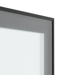 Profil za aluminijasta vratca PLUS 4 / črna strukturirana končna obdelava