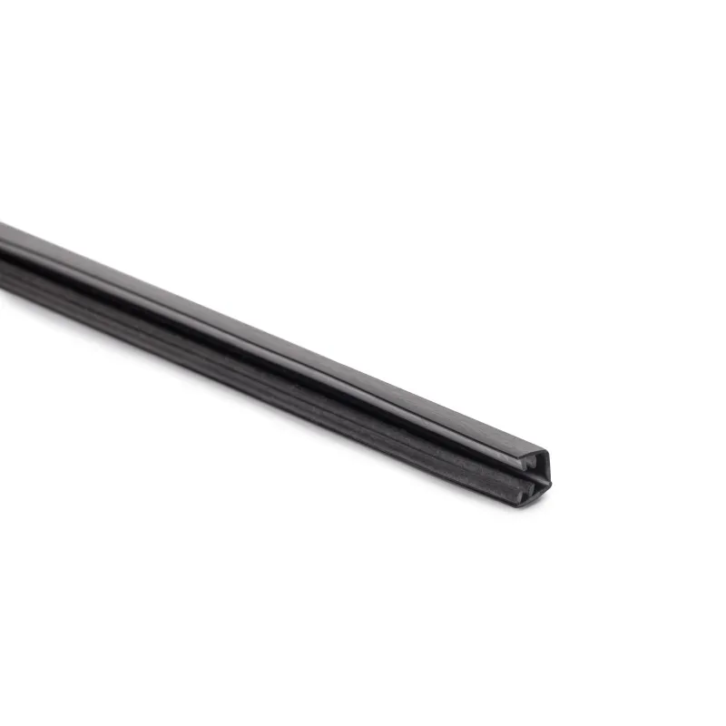 Tesnilo za steklo za profil aluminijastih vratc PLUS 4 in PLUS 7 / črna