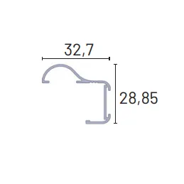 Ročaj za drsna vrata PLANO / Aluminij