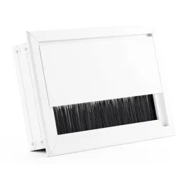 Kabelski prehod MONET 120 x 80 mm / bela matirana
