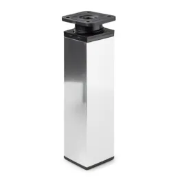 Pohištvena noga LEX / Svetleči krom – črna