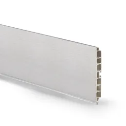 Plastični kuhinjski podnožnik PLASLINE / Brušen aluminij