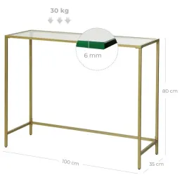 Kovinska komoda REGALO LUX / Mat zlata