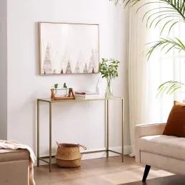 Kovinska komoda REGALO LUX / Mat zlata