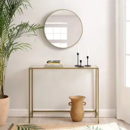 Kovinska komoda REGALO LUX / Mat zlata