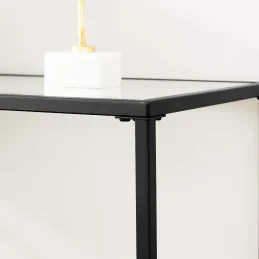 Kovinska komoda REGALO LUX / Mat črna