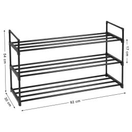 Stojalo za čevlje EKKO LINE / Mat črna