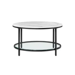 Konferenčna mizica REGALO MARBLE / Mat črna