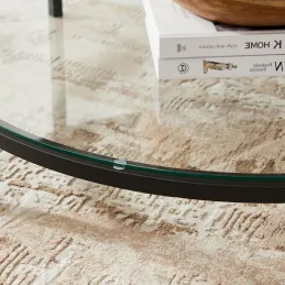 Konferenčna mizica REGALO MARBLE Mini / Mat črna