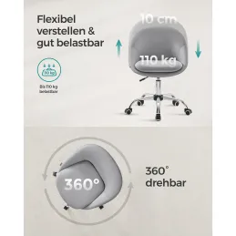 Pisarniški stol DIANA / Siva