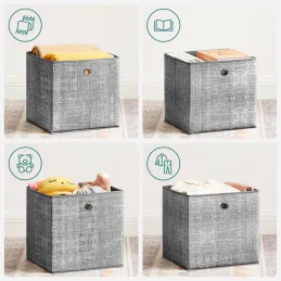 6-delni komplet shranjevalnih škatel ALAMO HOME / Siva