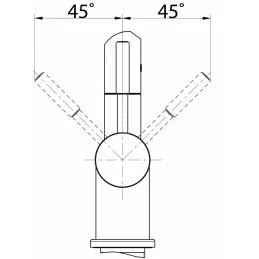 Pipa Franke FN 0143.031 / Krom