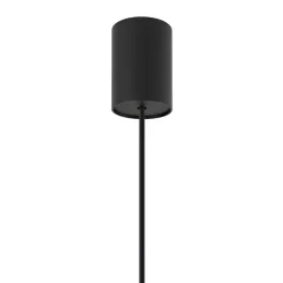 Stropna svetilka DROPS WOOD E / črno-zlata