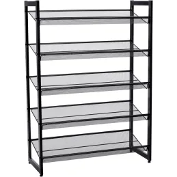 Stojalo za čevlje METALO XL / Mat črna