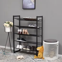 Stojalo za čevlje METALO XL / Mat črna