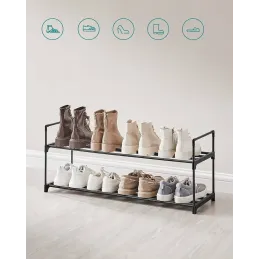 Stojalo za čevlje EKKO LINE DUO / Mat črna