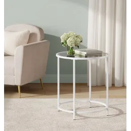 Klubska mizica REGALO LUX Mini / Mat bela