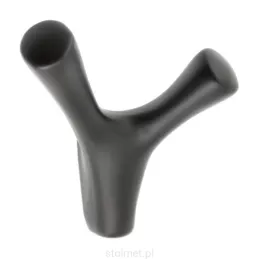Obešalnik YPSILON / Mat črna