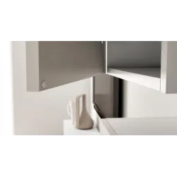 Vgrezni blažilnik za vratca – 10 kosov / Siva
