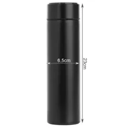 Termovka z LED-zaslonom, 500 ml / črna