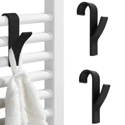 Komplet 2 obešalnikov za radiator ALAGO / Mat črna