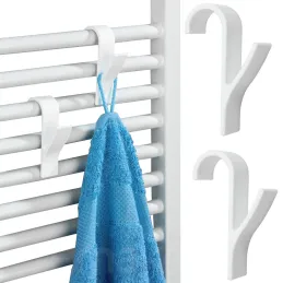 Komplet 2 obešalnikov za radiator ALAGO / mat bela