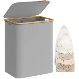 Koš za perilo SOFT 130 l / Siva