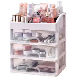 Organizator za kozmetiko CLEAR / Prozoren – bel