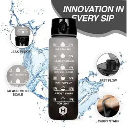 Športna steklenica za vodo DRINK-FIT 1000 ml / Rožnata