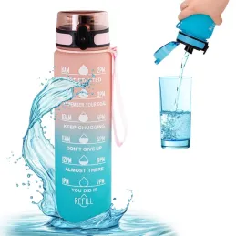 Športna steklenica za vodo DRINK-FIT 1000 ml / Rožnata