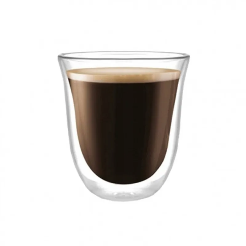 Termo kozarec za kavo GLANCE 220 ml / Prozoren