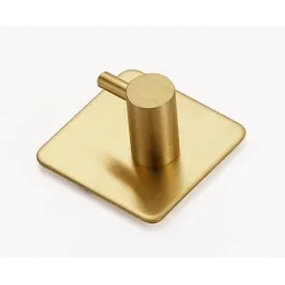 Samolepilni obešalnik GINNA / Zlata brušena